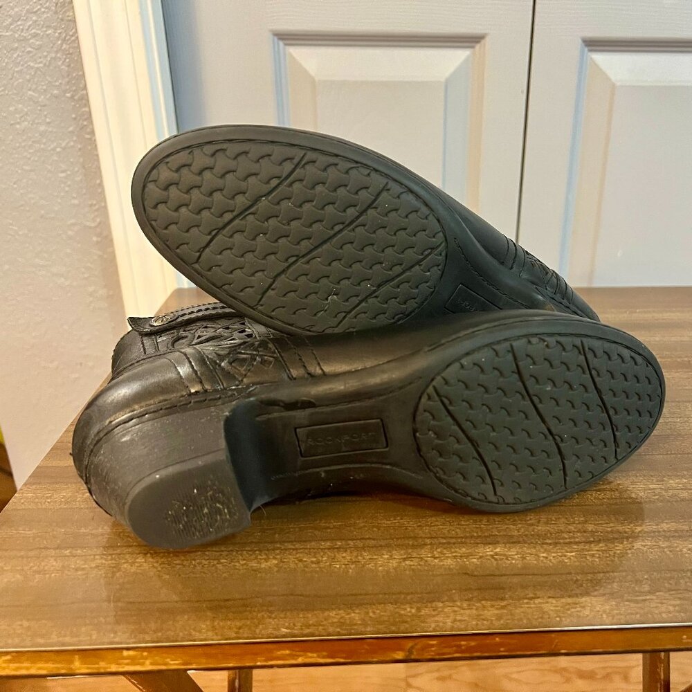 Rockport Brynn Black Leather Booties - Picture 6 of 8